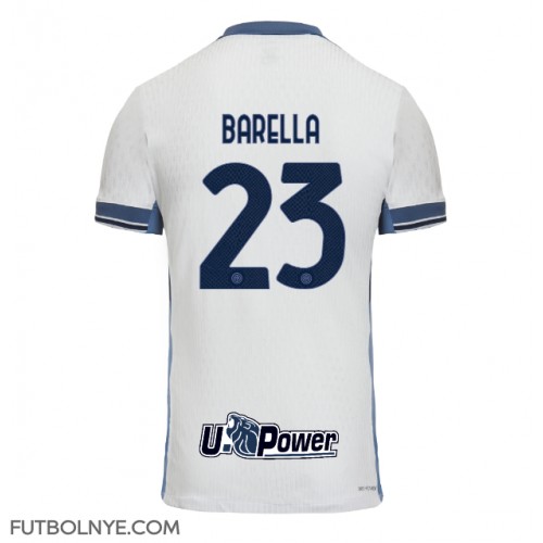 Camiseta Inter Milan Nicolo Barella #23 Visitante Equipación 2024-25 manga corta